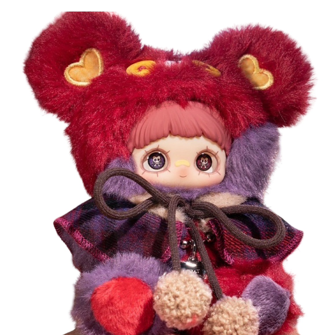 Kawaii Maymei Tiny Bear Cookie Series Raspberry Jam Plush Blind Box Toy