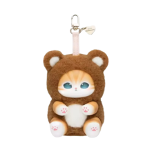 Kawaii Mofusand Cat Turn Into Bear Plush Keychain Kawaii Mofusand Cat Turn Into Bear Plush Keychain