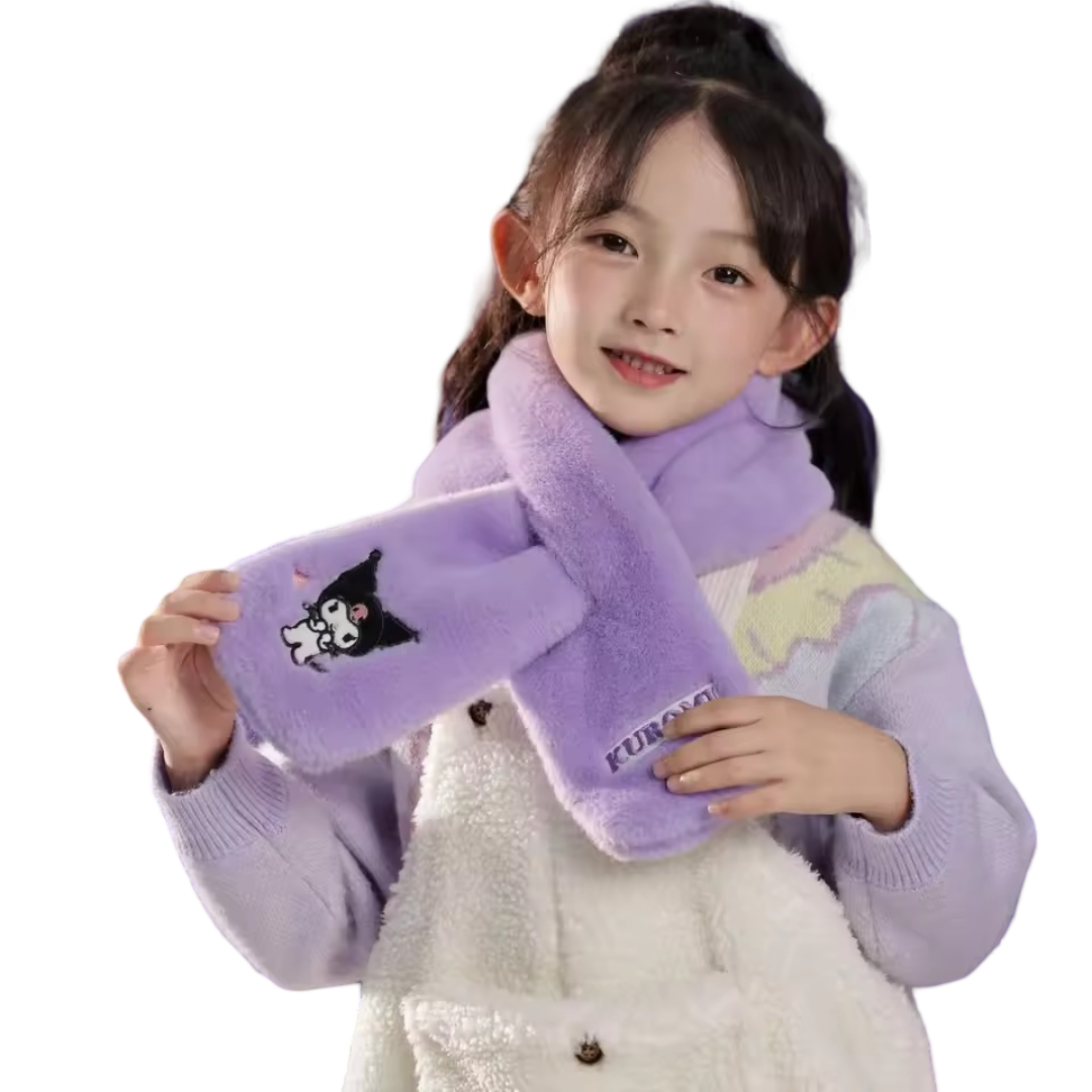Kawaii Anime Sanrio Kuromi Scarf Kawaii Anime Sanrio Kuromi Scarf