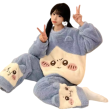 Kawaii Cartoon Chiikawa Usagi Pajamas Set Kawaii Cartoon Chiikawa Usagi Pajamas Set