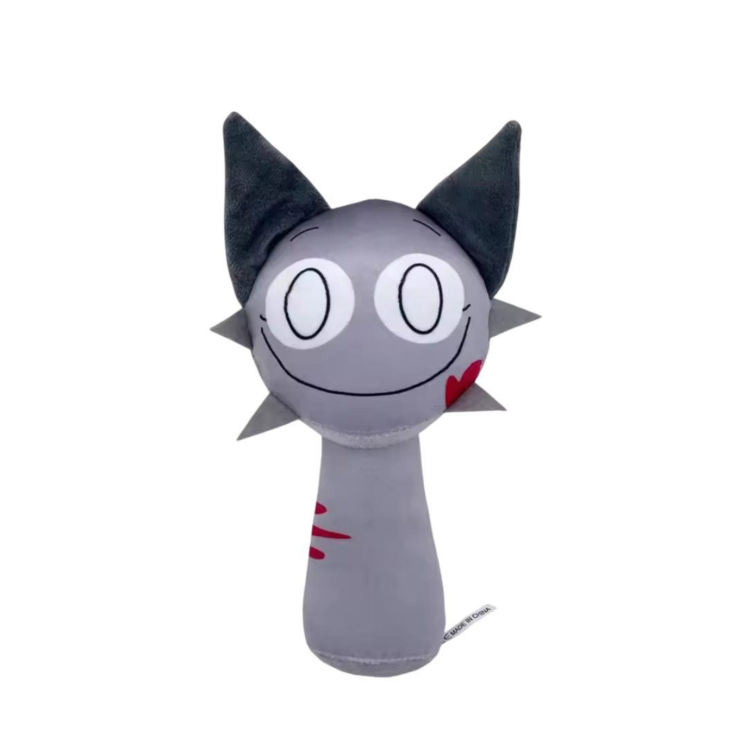 Kawaii Sprunki Grey Soft Plush Toy
