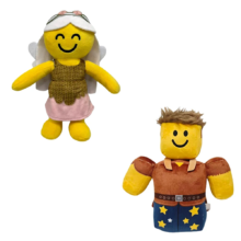 2Pcs Kawaii 99 Nights In The Forest Fairy And Pelt Trader Plush Toy 2Pcs Kawaii 99 Nights In The Forest Fairy And Pelt Trader Plush Toy