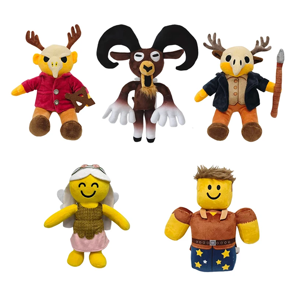 5Pcs/Set Kawaii 99 Nights In The Forest Character Plush Toy