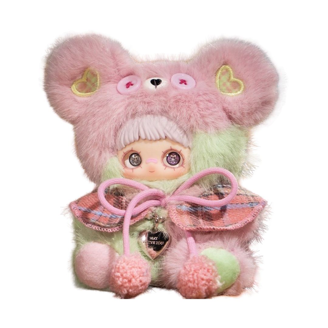 Kawaii Maymei Tiny Bear Cookie Series Cantaloupe Cherry Plush Blind Box Toy