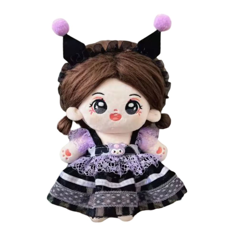 Kawaii Anime Kuromi Costume Plush Toy