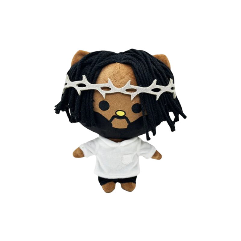 Kawaii Hello Kitty Kendrick Lamar Crown Of Thorns Plush Toy