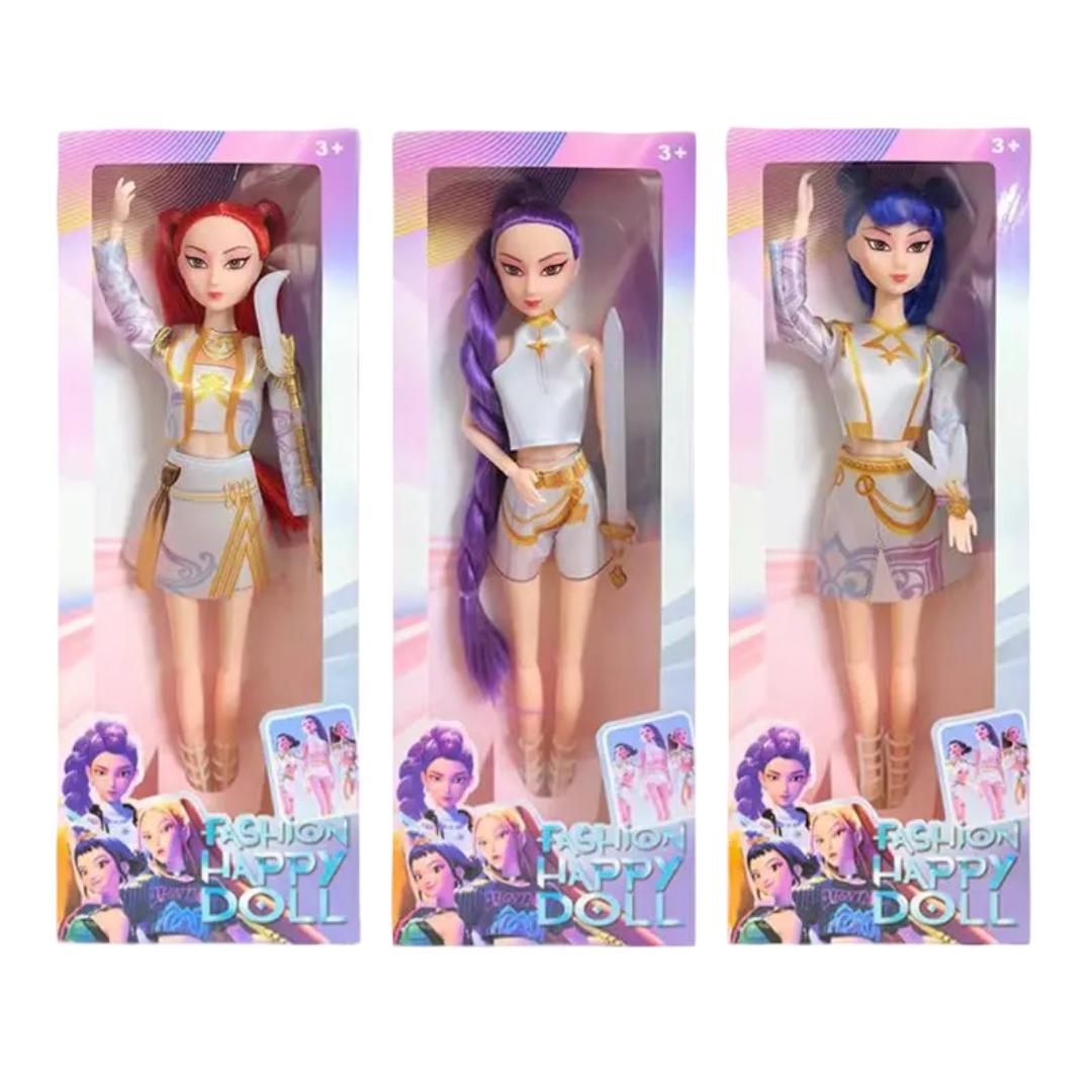 3Pcs/Set Kawaii Anime KPop Demon Hunters Character Theme Song Music Toy 3Pcs/Set Kawaii Anime KPop Demon Hunters Character Theme Song Music Toy