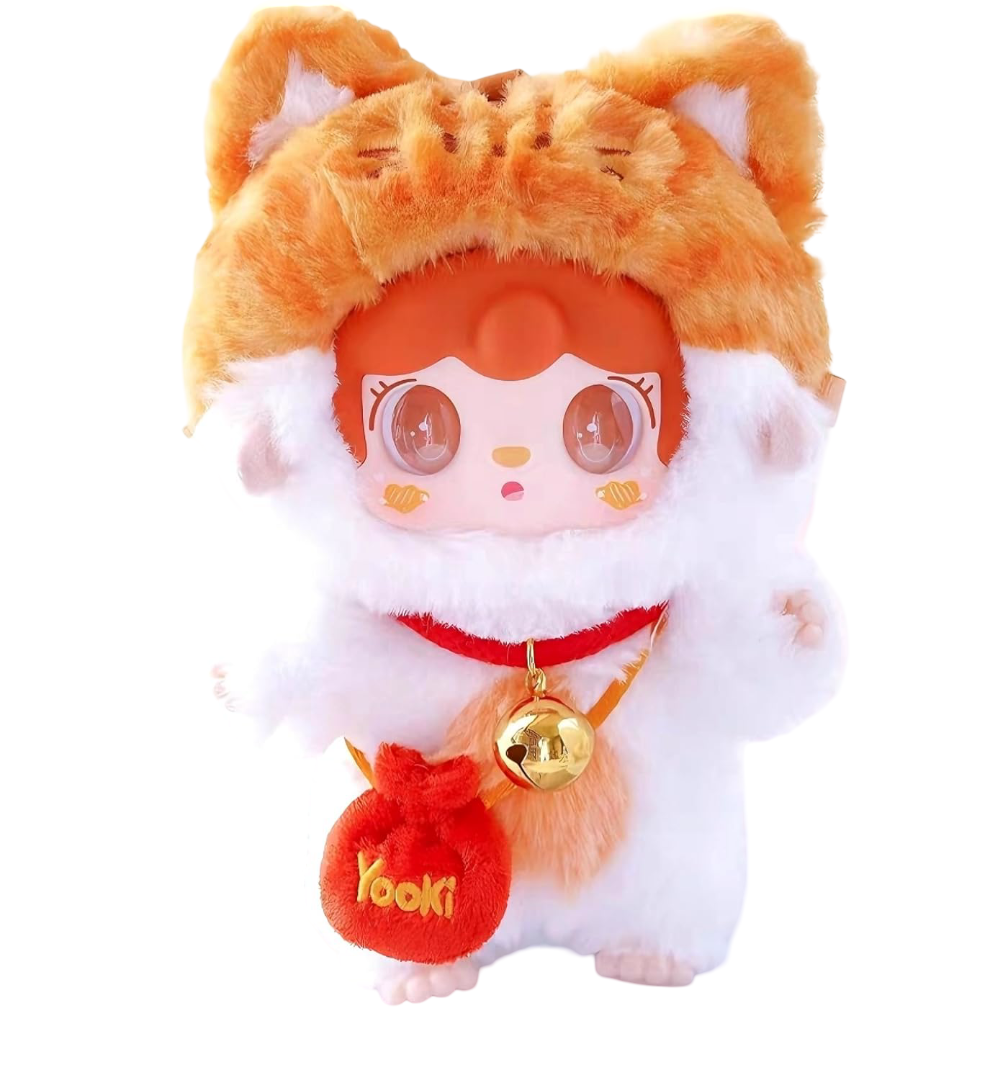 Kawaii Yooki V2 Kitten Kindergarten Series Wealthy Little Kitty Plush Blind Box Toy