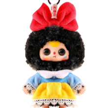 Kawaii Baby Three Explorer 1000% Series Snow White Plush Keychain Kawaii Baby Three Explorer 1000% Series Snow White Plush Keychain