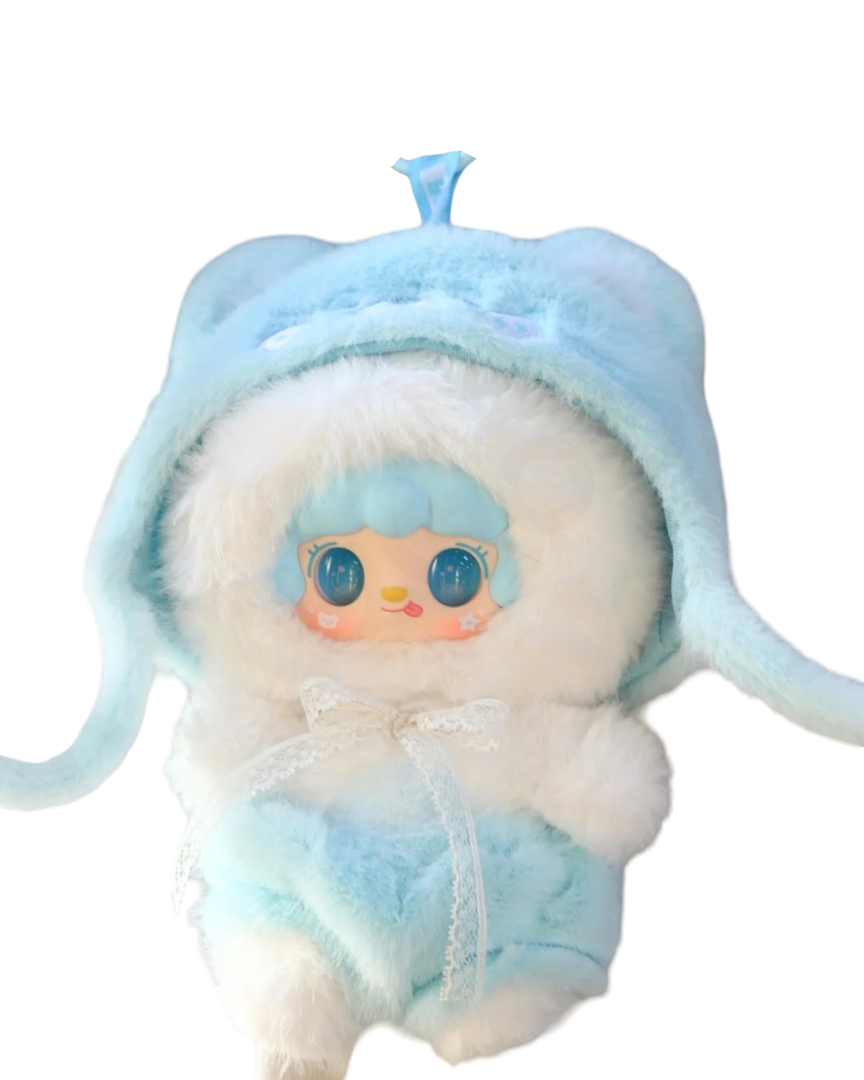 Kawaii Yooki Little Bear Hibernation Plan Series Snow Bear Plush Keychain Kawaii Yooki Little Bear Hibernation Plan Series Snow Bear Plush Keychain