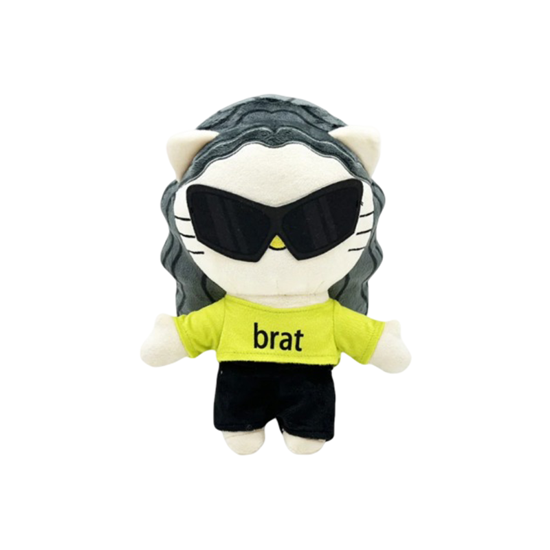 Kawaii Hello Kitty Charli XCX Singer Plush Toy