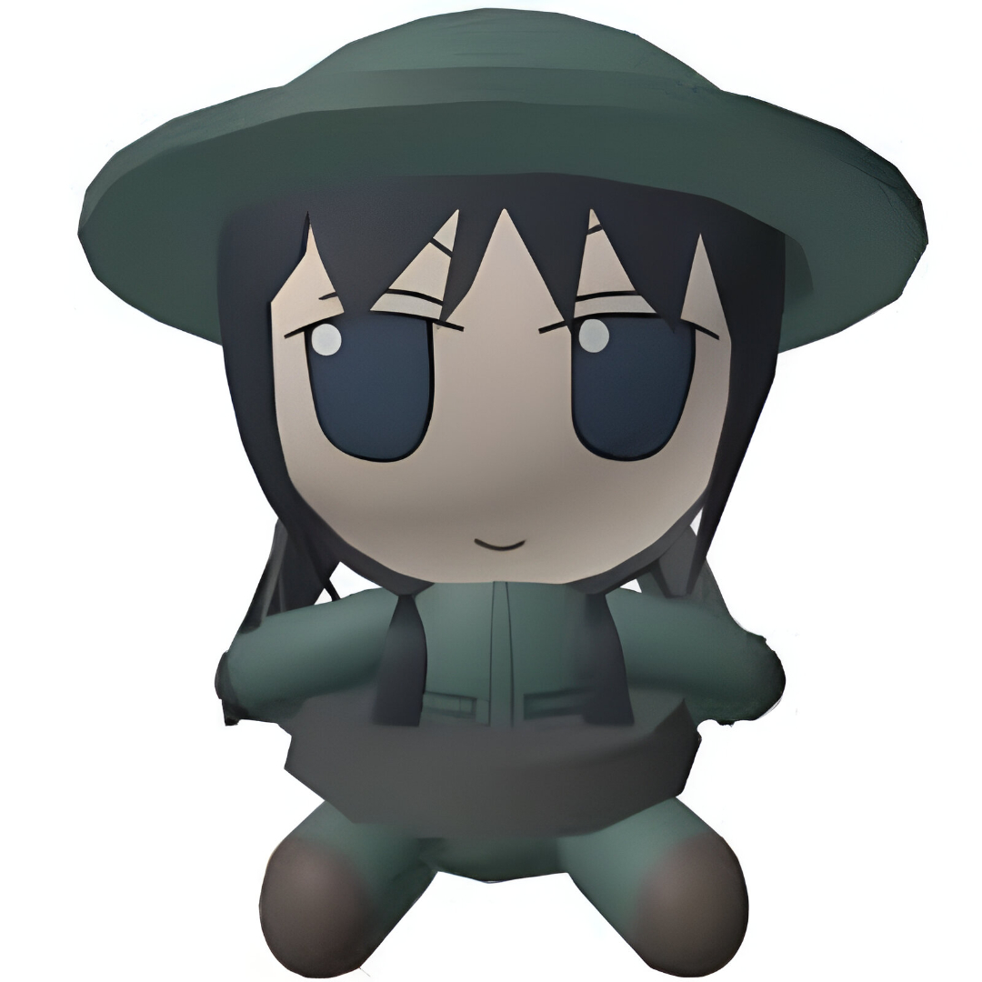 Kawaii Anime Girls' Last Tour Chito Plush Toy