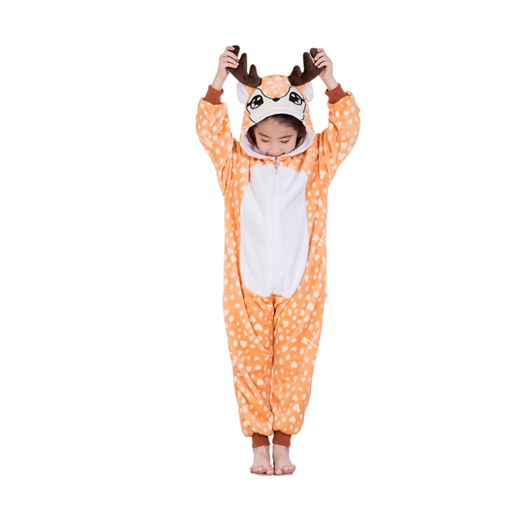 Cartoon Kawaii Deer Plush Cosplay Costume