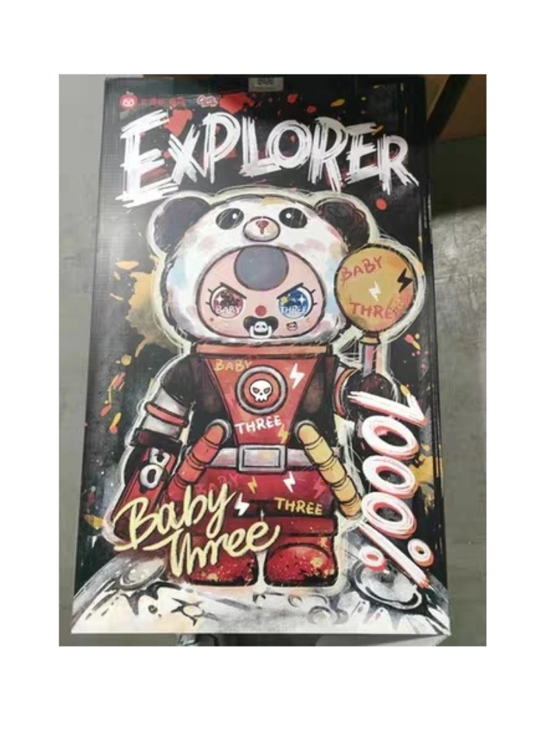 Kawaii Baby Three Explorer 1000% Series Plush Blind Box