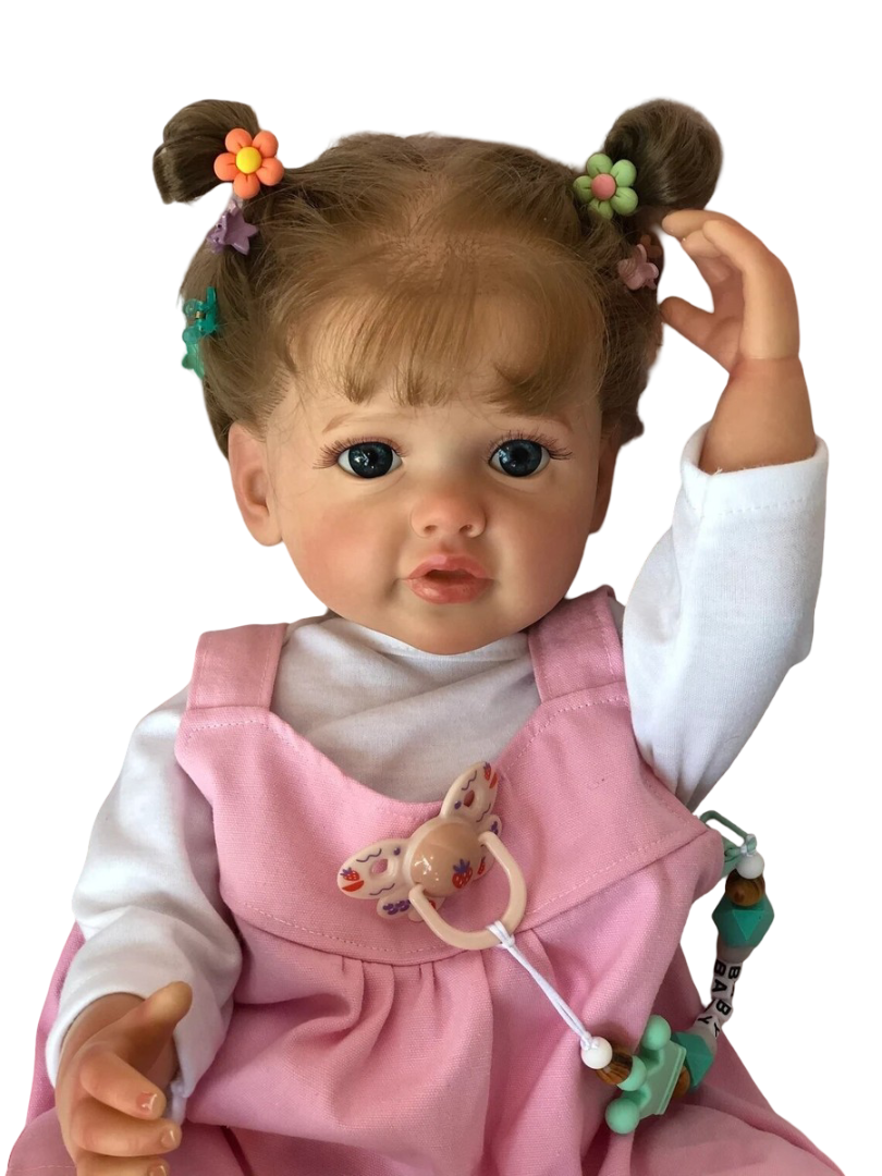 55Cm Kawaii Reborn Toddler Silicone Toy