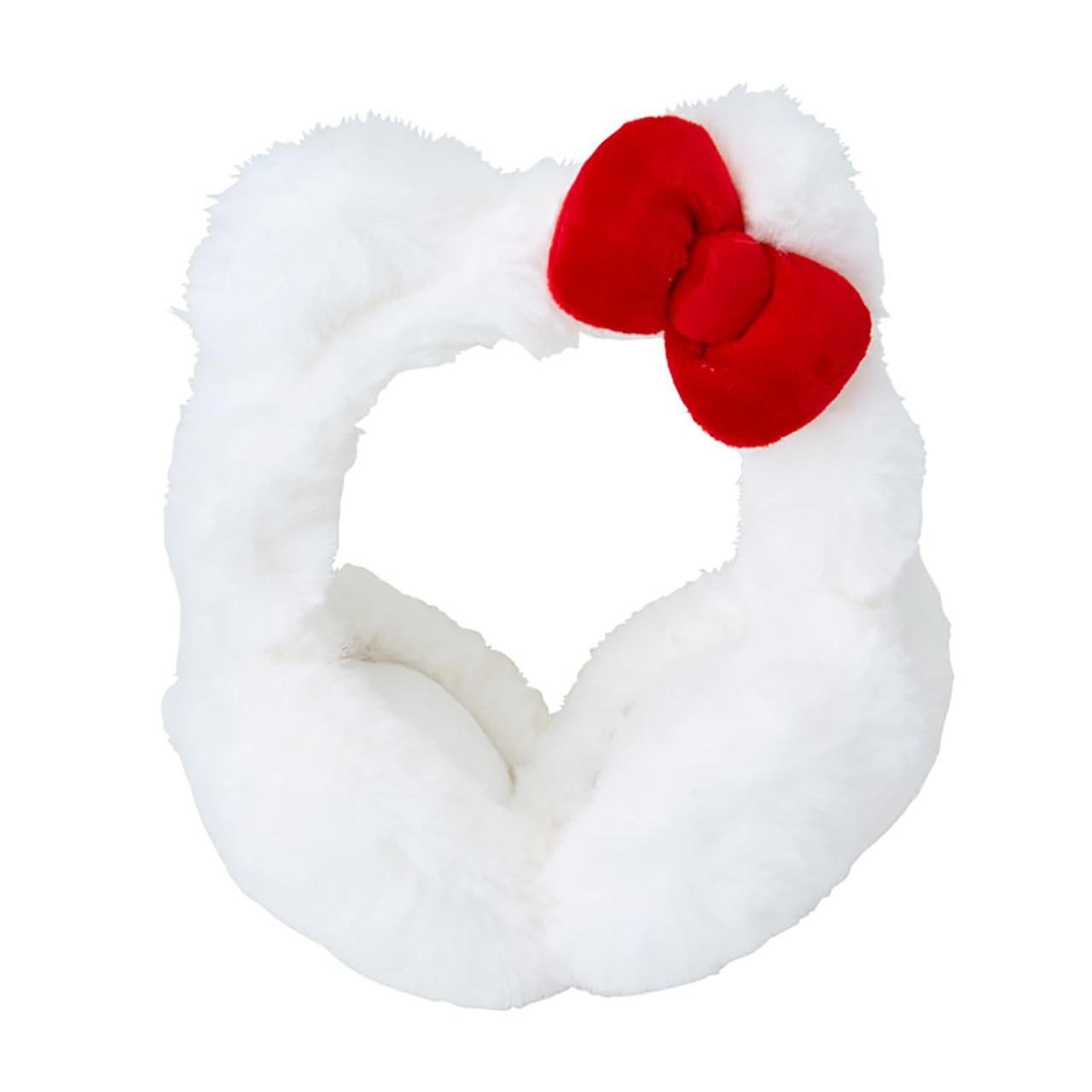 Kawaii Christmas Sanrio Hello Kitty Red Bow Earmuffs