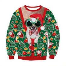 Kawaii Christmas Dog 3D Printed Sweatshirts Kawaii Christmas Dog 3D Printed Sweatshirts