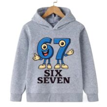 Kawaii Six Seven Coral Fleece Hoodie Kawaii Six Seven Coral Fleece Hoodie