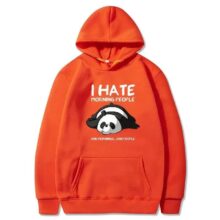 Kawaii Panda Printed Hoodie Kawaii Panda Printed Hoodie