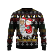 Kawaii Christmas Llama Sweater Kawaii Christmas Llama Sweater