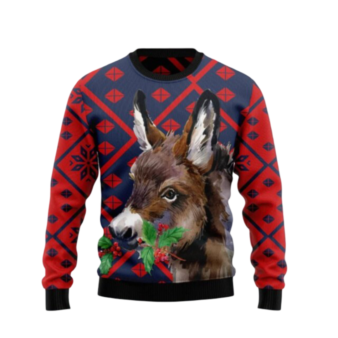 Kawaii Donkey Printed Sweater