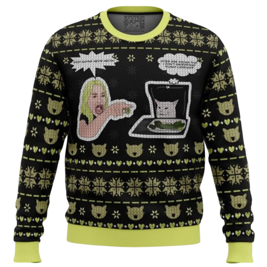 Kawaii Christmas Long Sleeve 3D Printed Sweatshirt