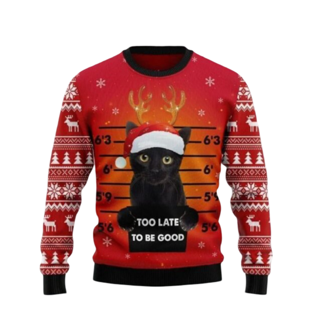 Kawaii Christmas Long Sleeve 3D Printed Sweatshirt