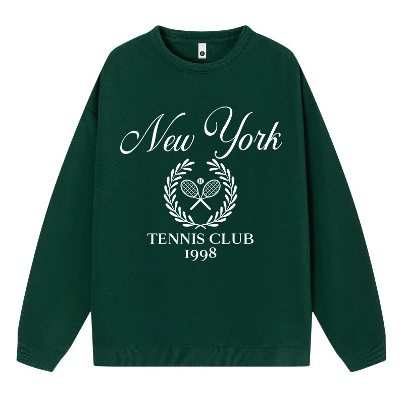 Kawaii New York Tennis Club 1998 Logo Printed Hoodie