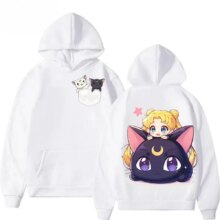 Anime Sailor Moon Kawaii Chibiusa And Character Hoodie Anime Sailor Moon Kawaii Chibiusa And Character Hoodie