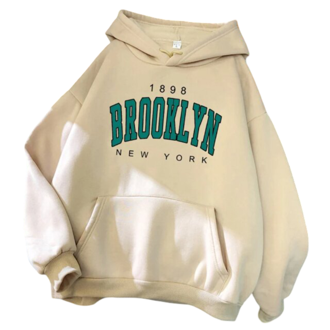 Kawaii Brooklyn Polyester Hoodie