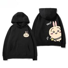 Kawaii Anime Chiikawa Character Printed Hoodie Kawaii Anime Chiikawa Character Printed Hoodie