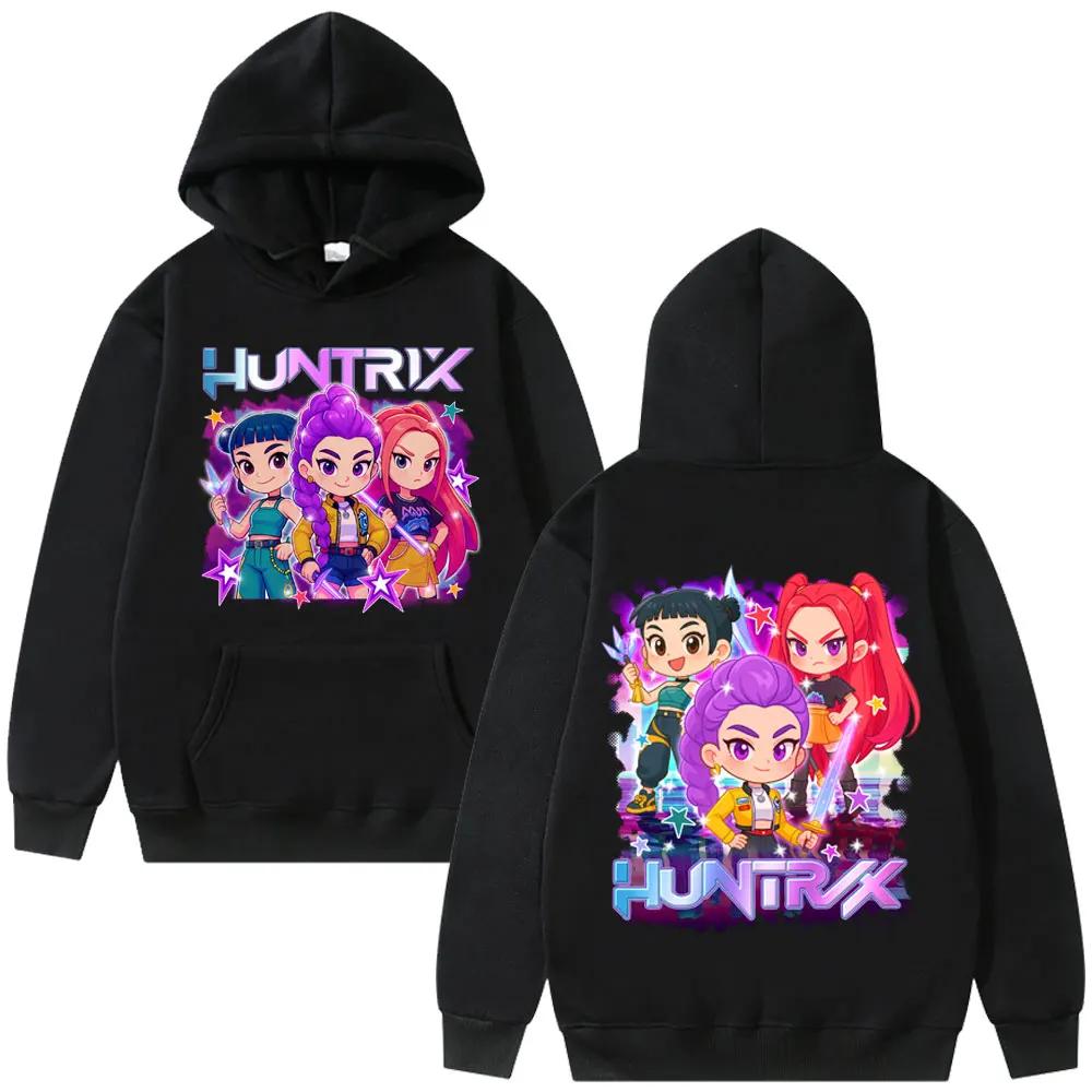 Kawaii KPop Demon Hunters Print Character Hoodie
