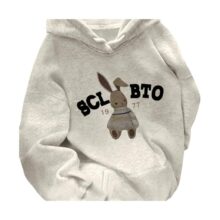 Kawaii Winter Rabbit Print Hoodie Kawaii Winter Rabbit Print Hoodie