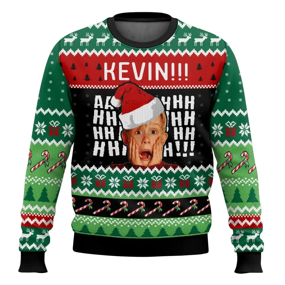 Kawaii Merry Christmas Winter Polyester Sweater Kawaii Merry Christmas Winter Polyester Sweater