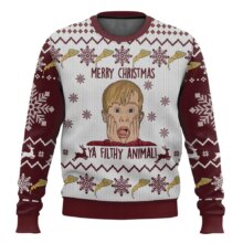 Kawaii Merry Christmas Winter Polyester Sweatshirt Kawaii Merry Christmas Winter Polyester Sweatshirt
