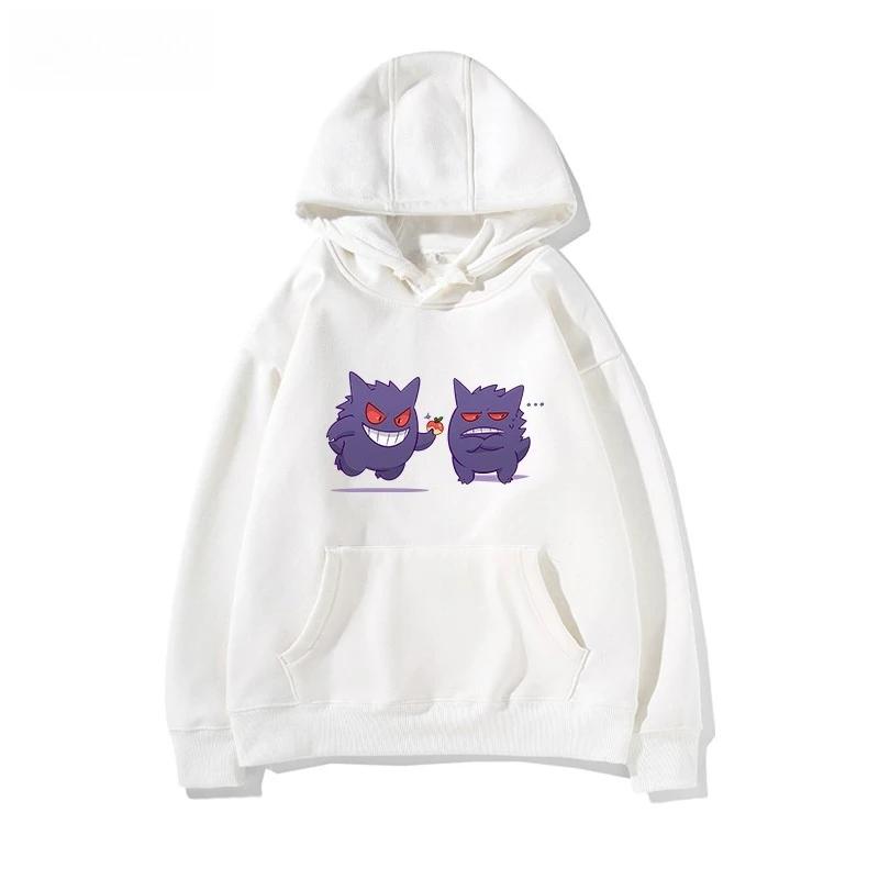 Kawaii Anime Pokémon Gengar Print Hoodie