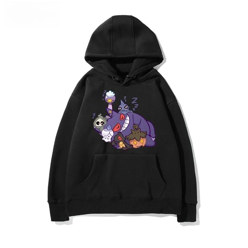 Kawaii Anime Pokémon Gengar Print Hoodie