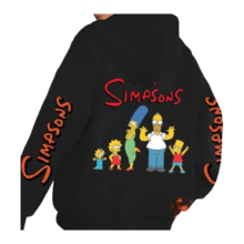 Kawaii Simpsons Cartoon Character Hoodie Kawaii Simpsons Cartoon Character Hoodie