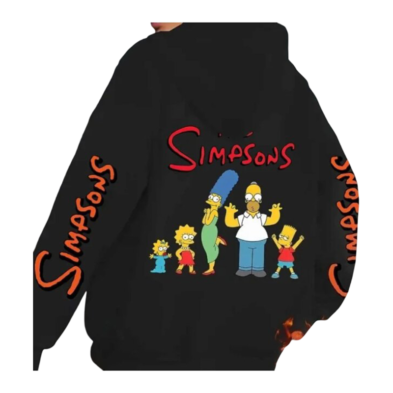 Kawaii Simpsons Cartoon Character Hoodie