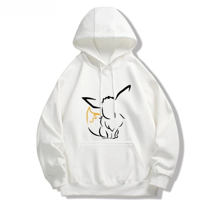 Kawaii Pokémon Eevee Printed Hoodie