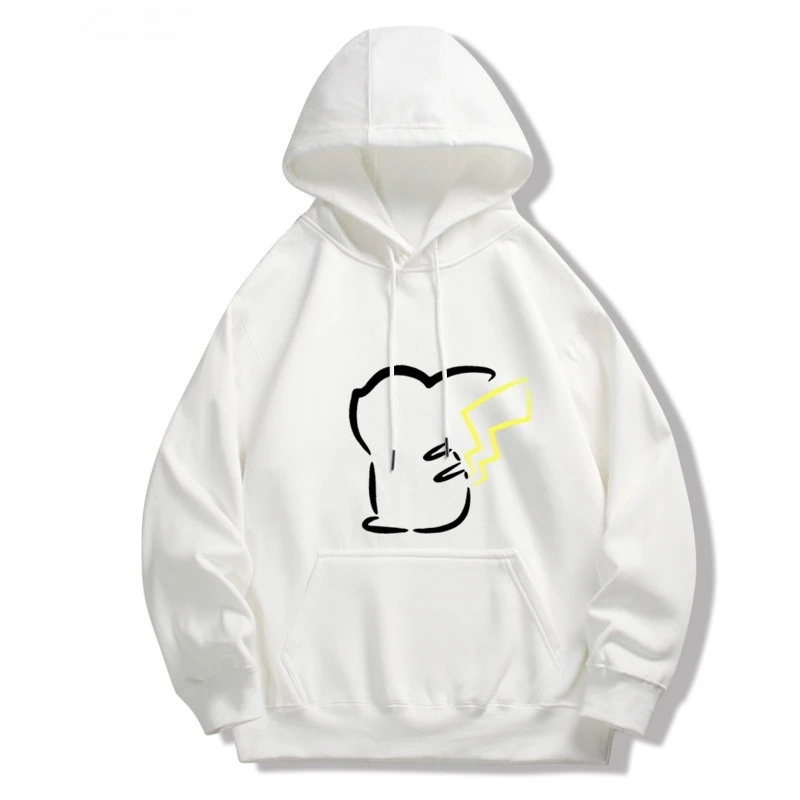 Kawaii Pokémon Pikachu Print Hoodie Kawaii Pokémon Pikachu Print Hoodie