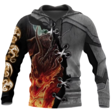 Kawaii Dragon 3D Printed Polyaster Hoodie Kawaii Dragon 3D Printed Polyaster Hoodie