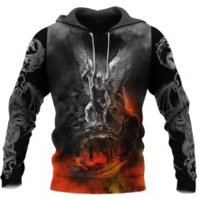 Kawaii Michael Vanquishing Satan 3D Print Hoodie Kawaii Michael Vanquishing Satan 3D Print Hoodie