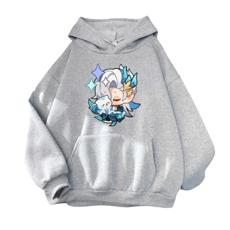 Kawaii Anime Genshin Impact Neuvillette Hoodie Kawaii Anime Genshin Impact Neuvillette Hoodie