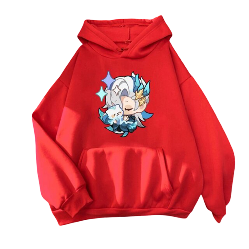 Kawaii Anime Genshin Impact Neuvillette Hoodie Kawaii Anime Genshin Impact Neuvillette Hoodie