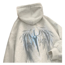 Kawaii Sword Printed Hoodie Kawaii Sword Printed Hoodie