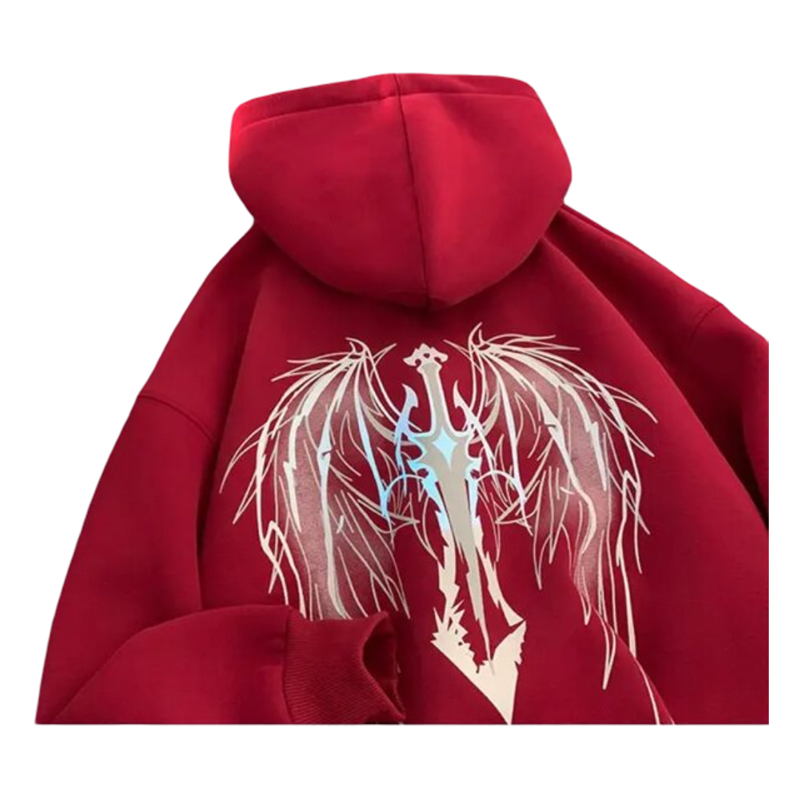 Kawaii Sword Printed Hoodie Kawaii Sword Printed Hoodie