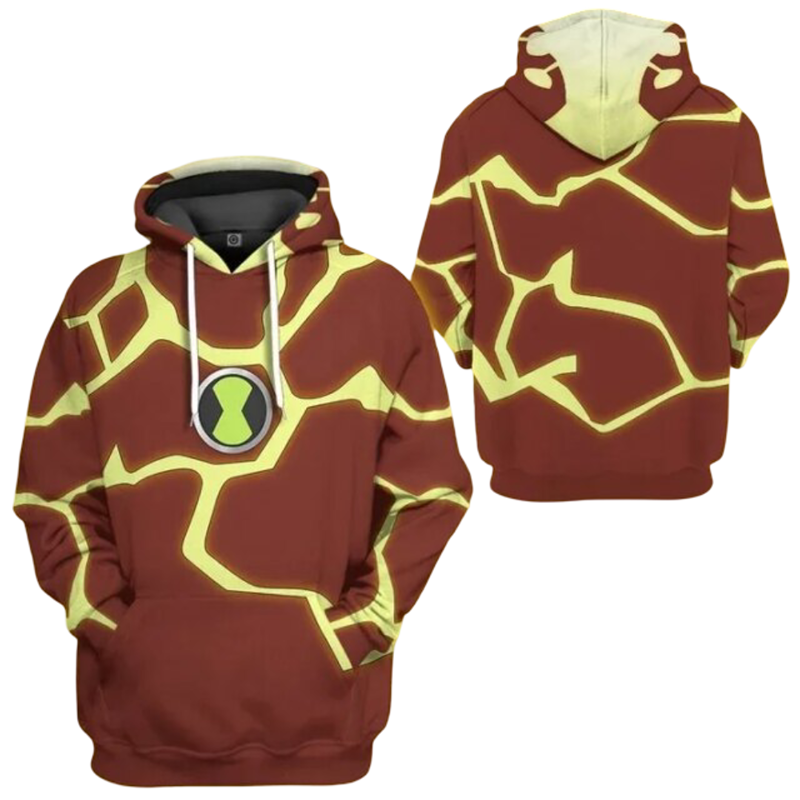 Kawaii Ben 10 Heatblast Hoodie Kawaii Ben 10 Heatblast Hoodie