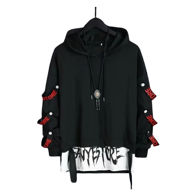 Kawaii Techwear Hip Hop Hoodie Kawaii Techwear Hip Hop Hoodie