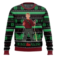Kawaii Christmas Home Alone Kevin McCallister Polyester Sweatshirt Kawaii Christmas Home Alone Kevin McCallister Polyester Sweatshirt